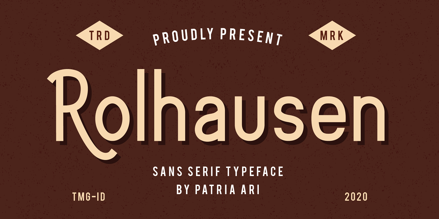 Шрифт Rolhausen